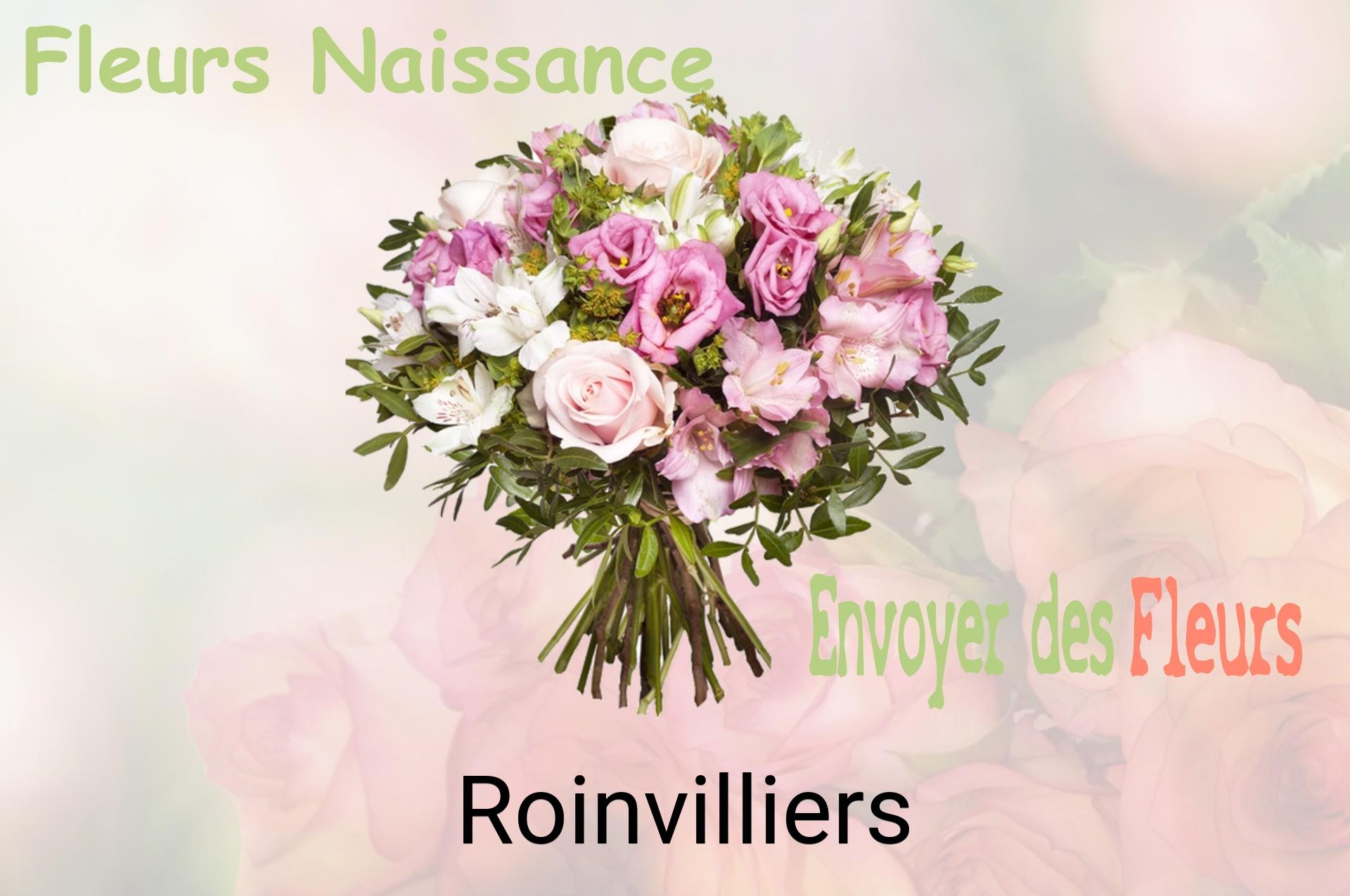 Bouquet de fleurs de naissance livré à Roinvilliers